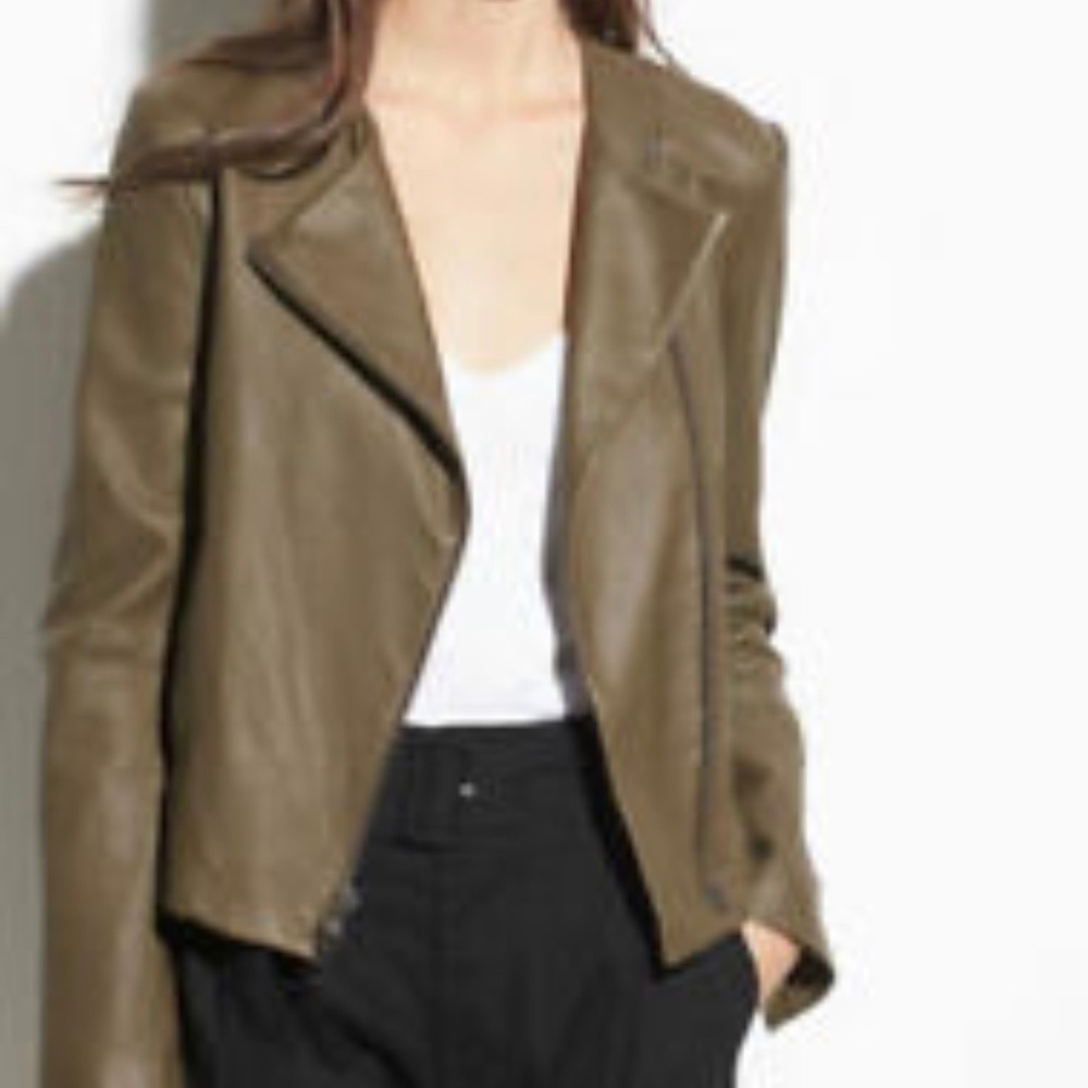 NWT VINCE leather jacket